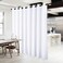 NICETOWN Patio Door Curtain Panel 120 inches Wide Pure White 1 Piece Nursery Infant Care Drape Extra Long 84 inches Length Curtain for Dining Room