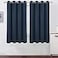 LEMOMO Blackout Curtains 52 x 63 inchNavy Blue Curtains Set of 2 PanelsThermal Insulated Room Darkening Bedroom Curtains