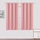 LEMOMO Blackout Curtains 52 x 63 inchPink Curtains Set of 2 PanelsThermal Insulated Room Darkening Bedroom Curtains