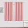 LEMOMO Blackout Curtains 52 x 63 inchPink Curtains Set of 2 PanelsThermal Insulated Room Darkening Bedroom Curtains