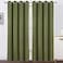 LEMOMO Olive Green Blackout Curtains52 x 84 Inch LongSet of 2 Curtain PanelsThermal Insulated Room Darkening Curtains for Bedroom