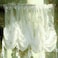 FADFAY Balloon Curtain Adjustable TieUp Off White Lace Semi Sheer Window Curtain Shade European Style Embroidered for Living Room Bedroom 1 Panel 78 90