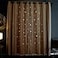 Kinryb Elegant Double Layer Star Cutout Blackout Curtains Sheer Overlay Grommet Top Yellow 52x84 Inches Flowing Fit for Tall Windows Statement Walls
