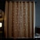 Kinryb Elegant Double Layer Star Cutout Blackout Curtains Sheer Overlay Grommet Top Yellow 52x84 Inches Flowing Fit for Tall Windows Statement Walls