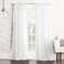 No. 918 No 918 Tayla Crushed Texture SemiSheer Rod Pocket Curtain Panel 50 x 120 White