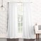 No. 918 No 918 Tayla Crushed Texture SemiSheer Rod Pocket Curtain Panel 50 x 120 White