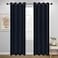 Easy-Going EasyGoing Blackout Curtains for Bedroom Solid Thermal Insulated Grommet and Noise Reduction Window Drapes Room Darkening Curtains for Living Room 2 Panels 52x84 inNavy