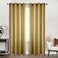 KOUFALL Gold Curtains 96 Inches Long for Dining Room WindowsSheer Shimmer Retro Art Deco Curtains for Living Room Bedroom