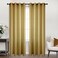 KOUFALL Gold Curtains 96 Inches Long for Dining Room WindowsSheer Shimmer Retro Art Deco Curtains for Living Room Bedroom