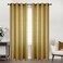KOUFALL Gold Curtains 96 Inches Long for Dining Room WindowsSheer Shimmer Retro Art Deco Curtains for Living Room Bedroom