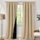 BGment Long Blackout Curtains for Living Room 108 Inch Length Full Room Darkening Thermal Insulated Soundproof Curtains for Bedroom with Rod Pocket 2 Panels Each Long Panel 52 Wide Beige