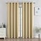 CUCRAF Beige Blackout Curtains 84 Inches Long Thermal Insulated Noise Reducing Grommet Window Drapes for Bedroom Living Room52x84 Inch 2 Panels