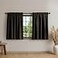 Mrs.Naturall MrsNaturall Dark Brown Blackout Curtains 2 PanelsShort Primitive Curtains for Rustic Cabin Kitchen Bathroom Window