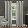 Sun Zero Easton Energy Saving Blackout Grommet Curtain Panel 40 x 54 Silver Gray
