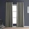 HPD Half Price Drapes Solid Thermal Insulated Blackout Curtains for Bedroom 50 X 96 Signature Linen Window Treatment Curtain 1 Panel FLCHFMBO2012996 Destination Slate