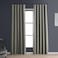 HPD Half Price Drapes Solid Thermal Insulated Blackout Curtains for Bedroom 50 X 96 Signature Linen Window Treatment Curtain 1 Panel FLCHFMBO2012996 Destination Slate