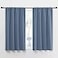 NICETOWN Blackout Curtains for Bedroom Blackout Curtain Panels Window Treatment Energy Saving Thermal Insulated Solid Rod Pocket Blackout DrapesDraperies Stone Blue 1 Pair 42 by 45inch