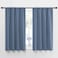 NICETOWN Blackout Curtains for Bedroom Blackout Curtain Panels Window Treatment Energy Saving Thermal Insulated Solid Rod Pocket Blackout DrapesDraperies Stone Blue 1 Pair 42 by 45inch