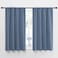 NICETOWN Blackout Curtains for Bedroom Blackout Curtain Panels Window Treatment Energy Saving Thermal Insulated Solid Rod Pocket Blackout DrapesDraperies Stone Blue 1 Pair 42 by 45inch