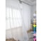 LONGTAI Window Ivory Sheer Curtains 84 Inches Long 2 Panels Sheer Curtain Basic Rod Pocket Panel for Bedroom Children Living Room Yard Kitchen