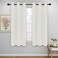 Easy-Going EasyGoing Blackout Curtains for Bedroom Solid Thermal Insulated Grommet and Noise Reduction Window Drapes Room Darkening Curtains for Living Room 2 Panels42x72 in Ivory