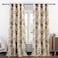 VOGOL Floral Blossoming Blackout Curtains Room Darkening Curtains Window Panel Drapes for BedroomLiving Room Thermal Insulated Grommet Top Curtains 60 x 106 2 Panels