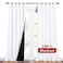 NICETOWN Full Shading Cold Blocking Curtains for Windows Super HeavyDuty Black Lined Blackout Curtains for Bedroom Privacy Assured Window Treatment White Pack of 2 62 inches W x 95 inches L