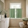 KOUFALL Kitchen Curtains 30 Inch LengthNot See Through Blackout Window Curtain Panels for BathroomSage Green