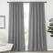 NICETOWN Blackout Curtain Panels Window Draperies Silver Grey Color 70x95 inch 2 Pieces Insulating Room Darkening Blackout Drapes for Bedroom