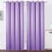LEMOMO Blackout Curtains 52 x 95 inchLavender Curtains Set of 2 PanelsThermal Insulated Room Darkening Bedroom Curtains