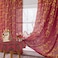 XTMYI Christmas Curtains for Living RoomRed Curtains 84 Inch Length 2 Panels SetCortinas De Navidad para Sala