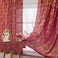 XTMYI Christmas Curtains for Living RoomRed Curtains 84 Inch Length 2 Panels SetCortinas De Navidad para Sala