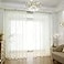 PHILEASY Window Sheer Beige Curtains 63 Inches Long 2 Panels Beige Sheer Curtains Sheer Curtain Clear Transparent Basic Rod Pocket Panel 15 Colors 10 Size for Bedroom Living Room Yard Kitchen