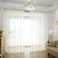 PHILEASY Window Sheer Beige Curtains 63 Inches Long 2 Panels Beige Sheer Curtains Sheer Curtain Clear Transparent Basic Rod Pocket Panel 15 Colors 10 Size for Bedroom Living Room Yard Kitchen