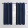 NICETOWN Blackout Curtain Panels Window Treatment Energy Saving Thermal Insulated Solid Grommet Blackout DrapesDraperies Navy 1 Pair 42 by 50inch
