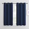 NICETOWN Blackout Curtain Panels Window Treatment Energy Saving Thermal Insulated Solid Grommet Blackout DrapesDraperies Navy 1 Pair 42 by 50inch