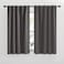 NICETOWN RV Curtains for Camper Windows Grey Color 42x50 Inch 2 Panels Set Thermal Insulated Room Darkening Blackout DrapesDraperies with Rod Pocket Back Tab for Half Window
