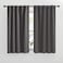 NICETOWN RV Curtains for Camper Windows Grey Color 42x50 Inch 2 Panels Set Thermal Insulated Room Darkening Blackout DrapesDraperies with Rod Pocket Back Tab for Half Window