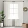 XTMYI 80 Inches Long Sheer Curtains for Living Room 2 Panels SetFit for 78 in Boho Bedroom Closet DoorCream Ivory Off White