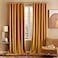 MIULEE Velvet Curtains 84 inches 2 Panels Luxury Blackout Curtains for Bedroom Living Room Thermal Insulated Fall Decor Super Soft Window Drapes Rod Pocket Back Tab Mustard Yellow