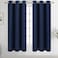 Diraysid Navy Blue Grommet Blackout Curtains for Bedroom Thermal Insulated Room Darkening Curtains Drapes 38 x 54 inch 2 Panels