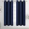 Diraysid Navy Blue Grommet Blackout Curtains for Bedroom Thermal Insulated Room Darkening Curtains Drapes 38 x 54 inch 2 Panels