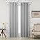 Pickluc Grommet Blackout Curtains 84 Inches Long 2 Panels Thermal Insulated Drapes for Bedroom Noise Reduction Privacy Protection Light Grey 52 Wide x 84 Length
