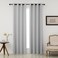 Pickluc Grommet Blackout Curtains 84 Inches Long 2 Panels Thermal Insulated Drapes for Bedroom Noise Reduction Privacy Protection Light Grey 52 Wide x 84 Length