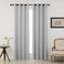 Pickluc Grommet Blackout Curtains 84 Inches Long 2 Panels Thermal Insulated Drapes for Bedroom Noise Reduction Privacy Protection Light Grey 52 Wide x 84 Length