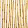 FlavorThings 36inch x 79inch Natural Wood and Bamboo Beaded Curtain Room Divider Plain DesignBamboo and Wooden Doorway BeadsBoho Bohemian Curtain 38 Strands Nature