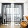 MIANBO Black Sheer Curtains 84 Inches Length 2 Panels Set Window Sheer Curtains Basic Rod Pocket for Bedroom Children Living Room Yard Kitchen
