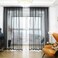 MIANBO Black Sheer Curtains 84 Inches Length 2 Panels Set Window Sheer Curtains Basic Rod Pocket for Bedroom Children Living Room Yard Kitchen