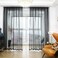 MIANBO Black Sheer Curtains 84 Inches Length 2 Panels Set Window Sheer Curtains Basic Rod Pocket for Bedroom Children Living Room Yard Kitchen