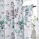 H.VERSAILTEX HVERSAILTEX Floral Curtains 63 Inches Long Printed Pattern Room Darkening Curtains for Bedroom Rod Pocket Window Treatment Curtains 2 Panels Classical Floral Grey and Turquoise